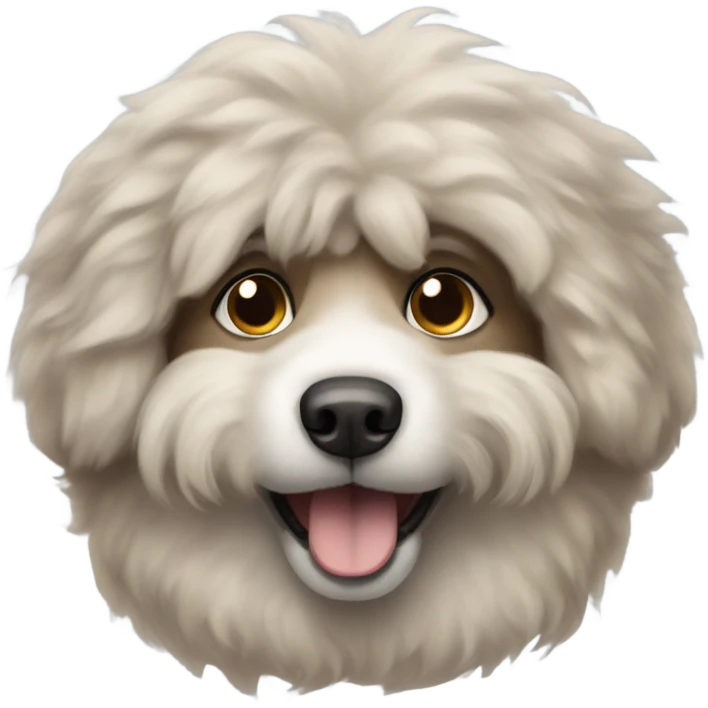 Fluffy dog emoji