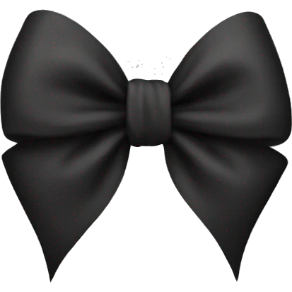 black bow emoji