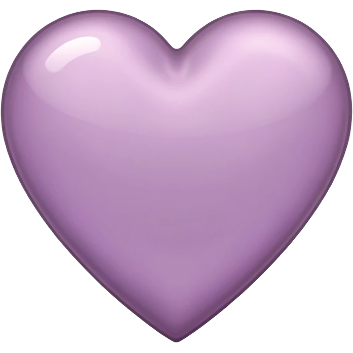 mauve heart emoji