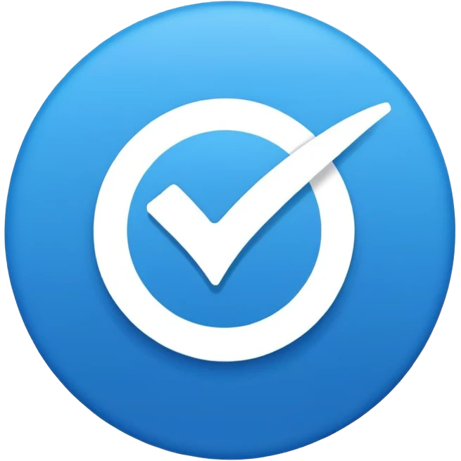 Just like instagram blue tick  emoji