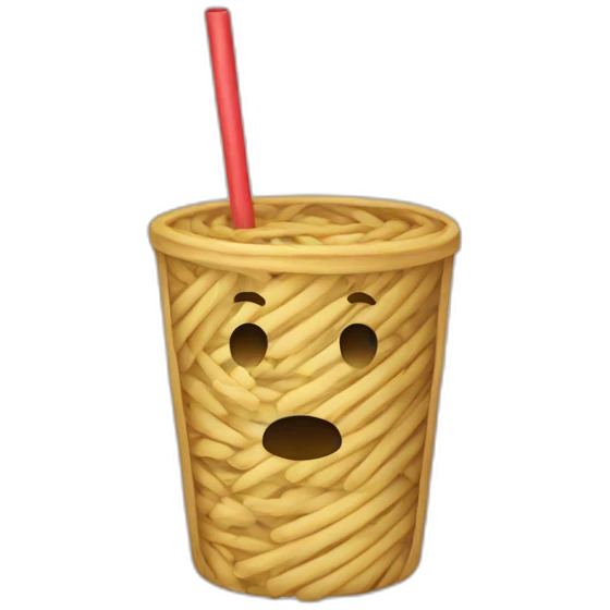 Straw emoji
