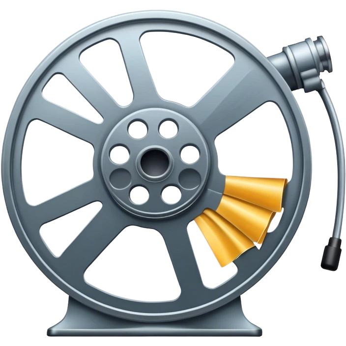 Film reel with cold  emoji