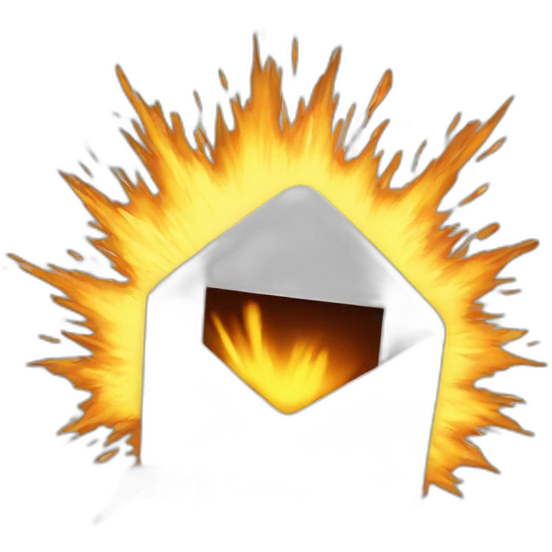 exploding email emoji