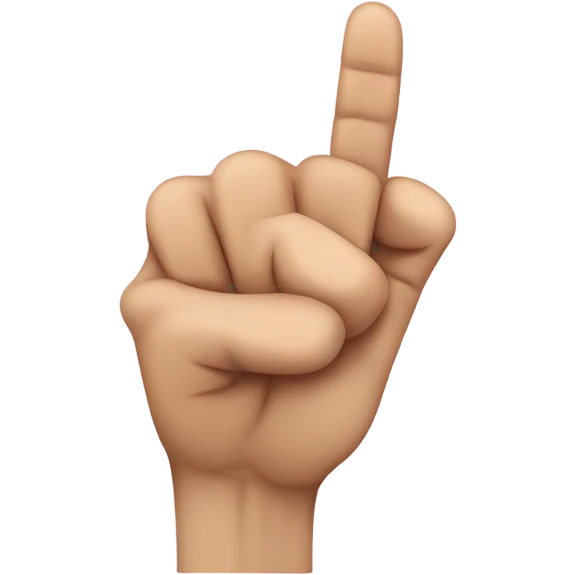 a fist facing up with index and pinky fingers facing up emoji