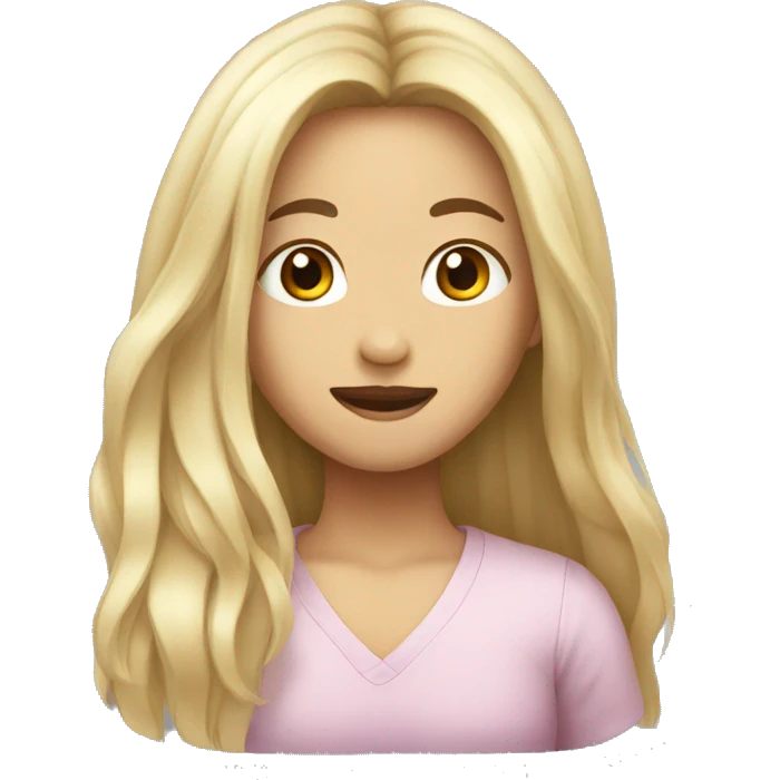 an asian with mi long hair emoji