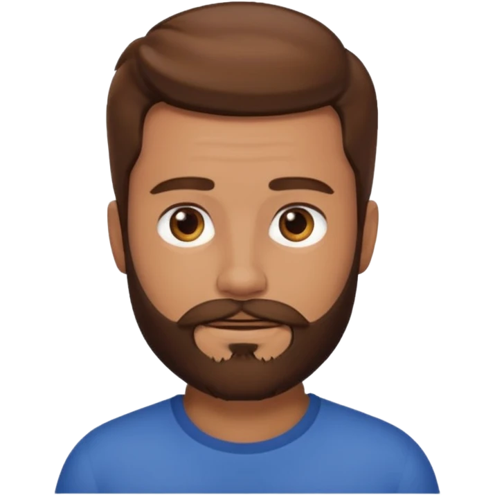 Man with beard emoji