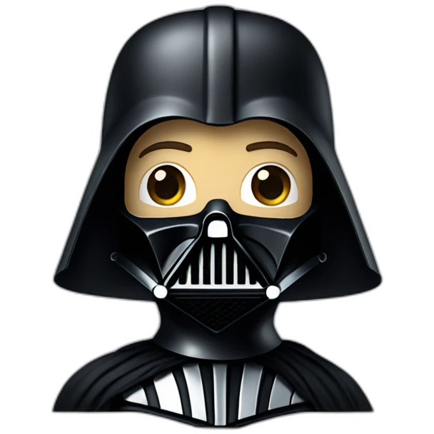 darth vader with elon musk face emoji