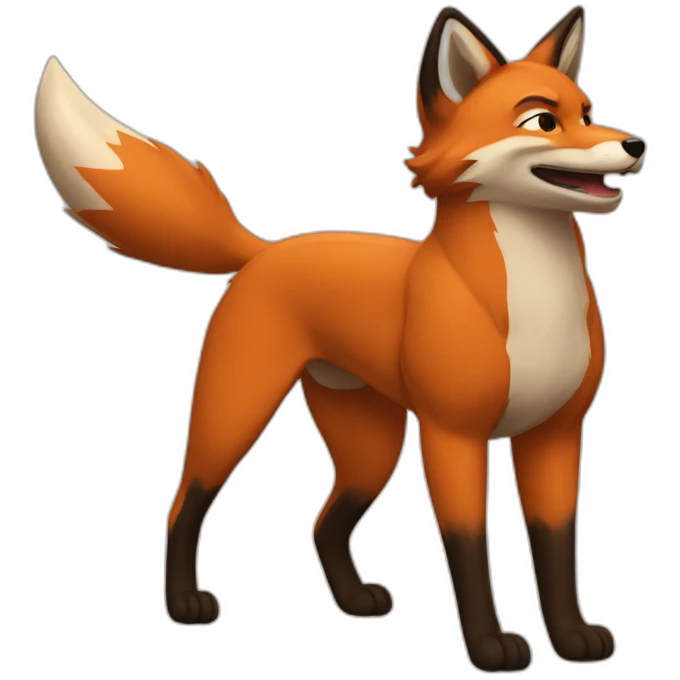 foxy wrestling emoji