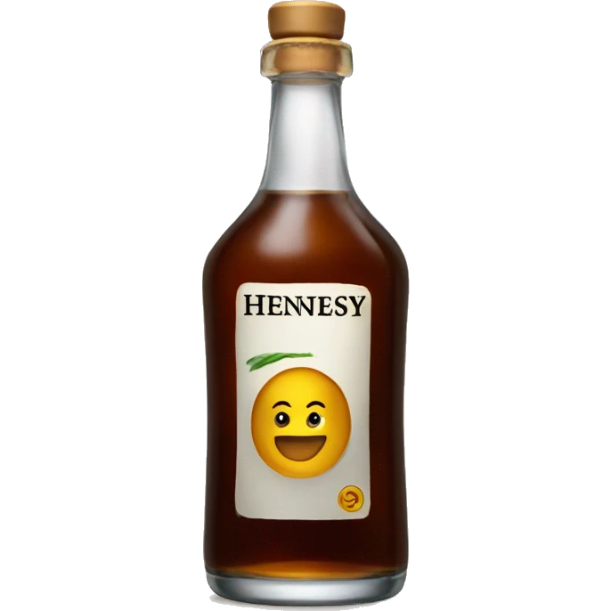 bottle of hennesy emoji