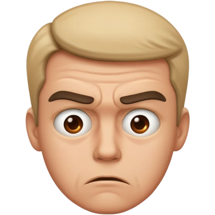 frustrated  emoji