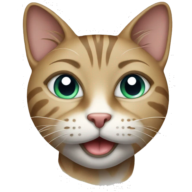 open minded cat emoji