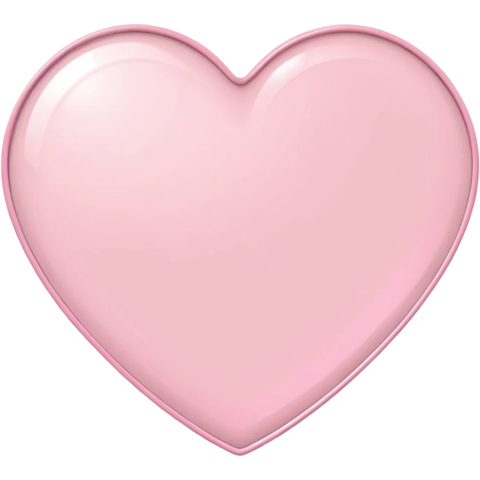 Pastel Pink Heart Shaped Mirror  emoji