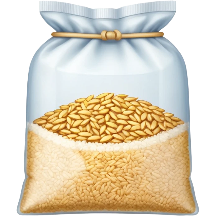 rice grains in a bag emoji