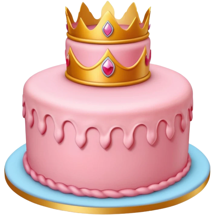 Princess peach cake emoji