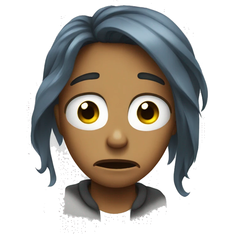 dramatic crying emoji