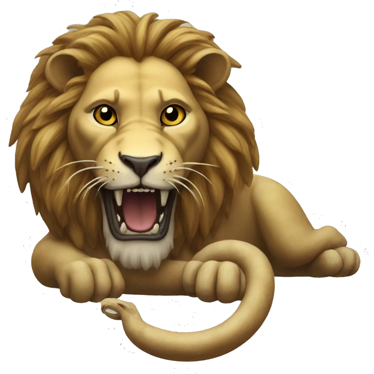 Lion serpent  emoji