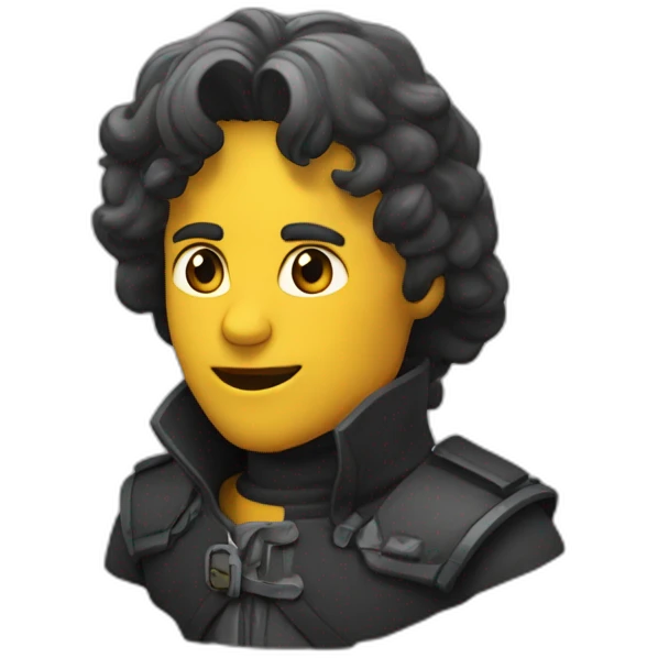 Cœur brisé noir emoji