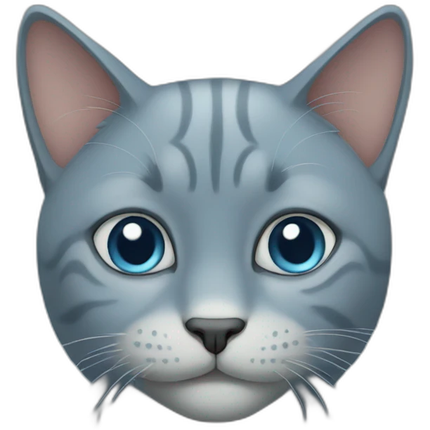 Blue-cat emoji