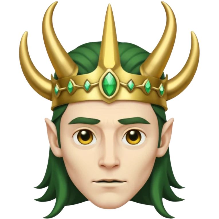 Loki with his horn crown emoji