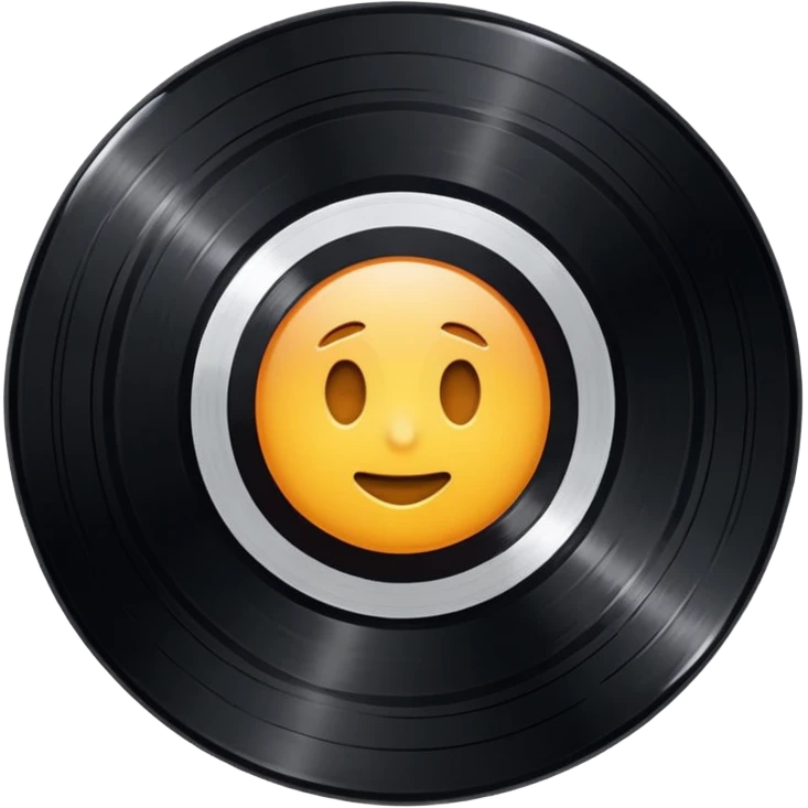 vinyl record emoji