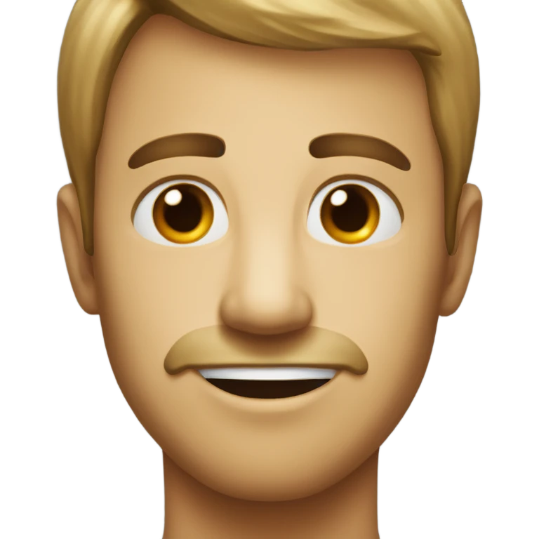 regular emoji with a slight smile with low red eyes  emoji