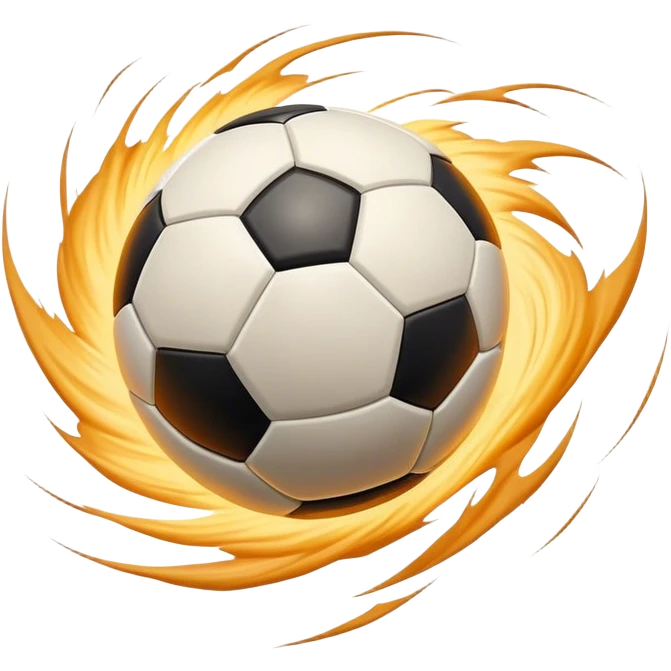 Cinematic Realistic image of an AFL ball captured mid-flight with dynamic motion blur and finely detailed rugged textures, set under dramatic stadium lighting that evokes high-energy athleticism emoji