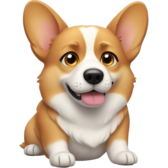Sad corgi named cate emoji