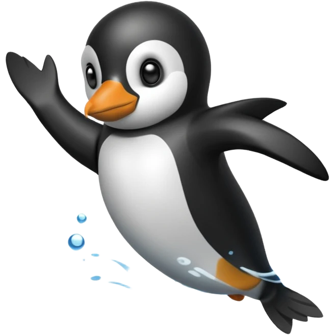 penguen dalgıç emoji