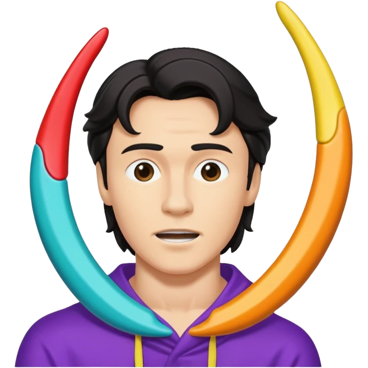 A vynil of Conan Gray wishbone emoji