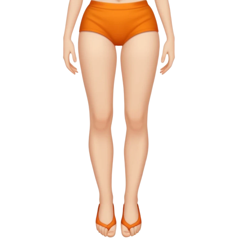 woman with legs spread bottomless emoji