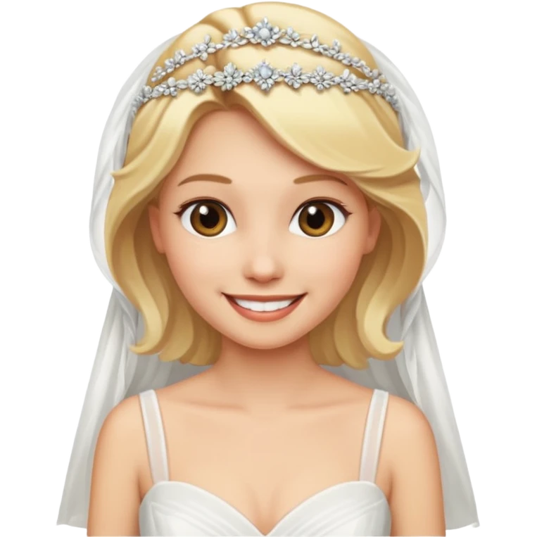 blonde bride emoji