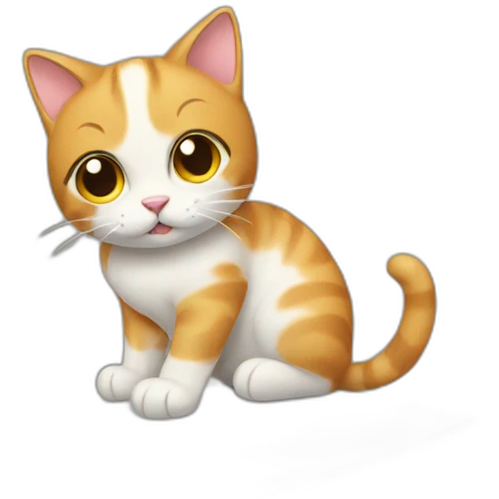 cat write notes emoji