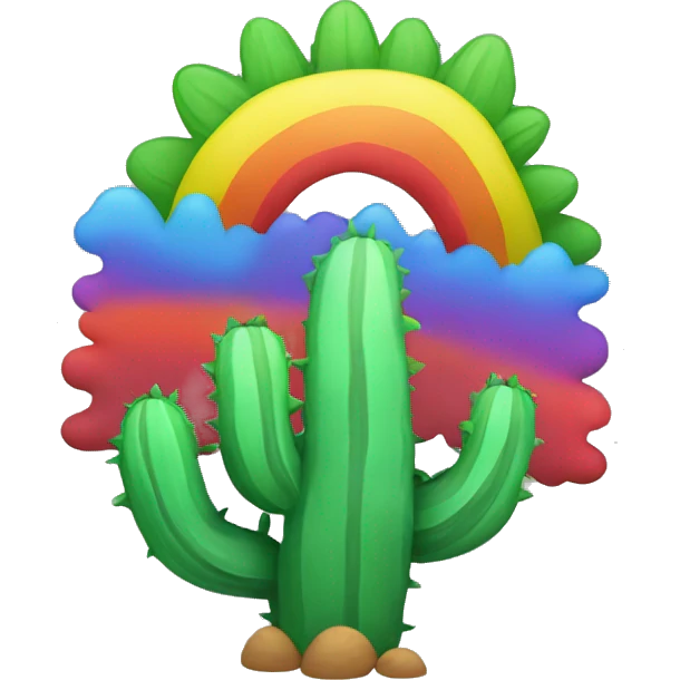 Rainbow 🌵 emoji