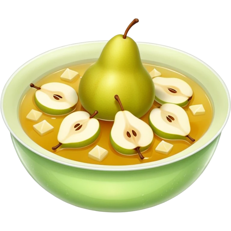 chinese pear dessert soup emoji
