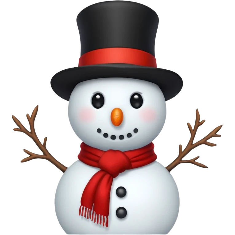 Winter snowman  emoji