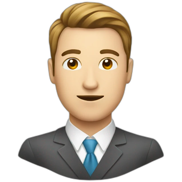 man Improvement chart symbol emoji