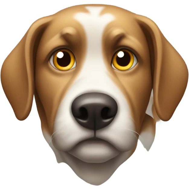 Dog watching football game emoji