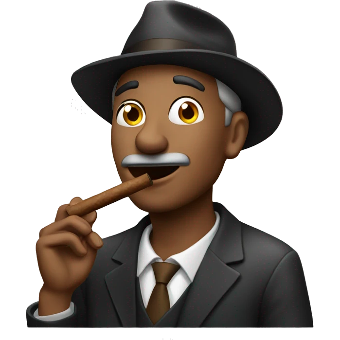 man with cigar emoji