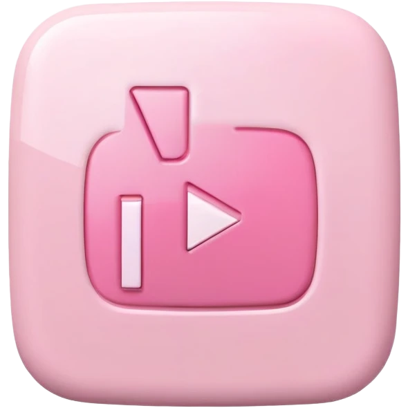 Pastel pink youtube emoji