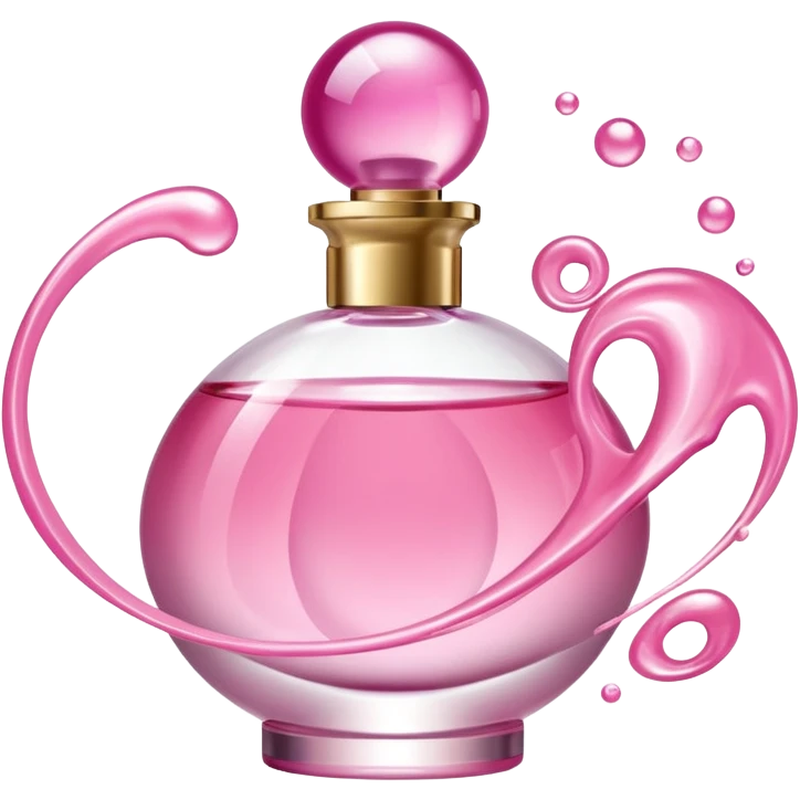 splash magical and pink perfume emoji
