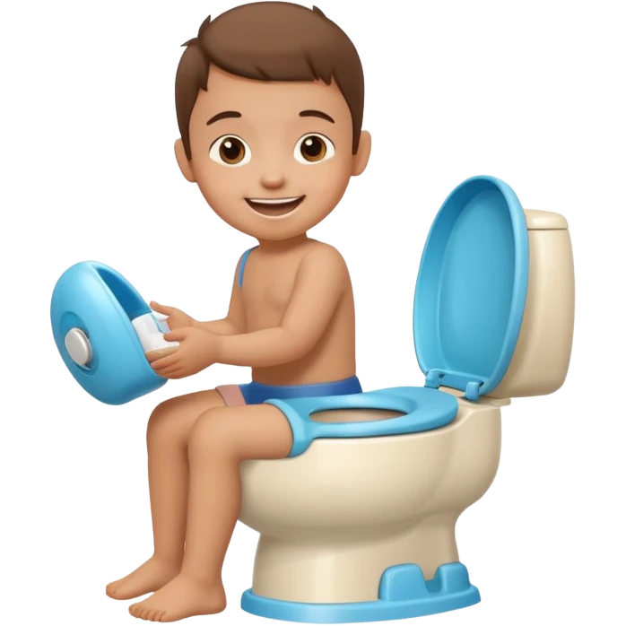 A potty trainer emoji