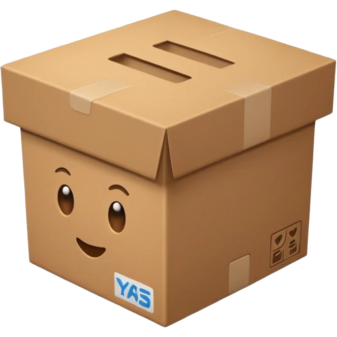Can u make me an emoji of an box saying YAPPINGBOXRANTSS emoji