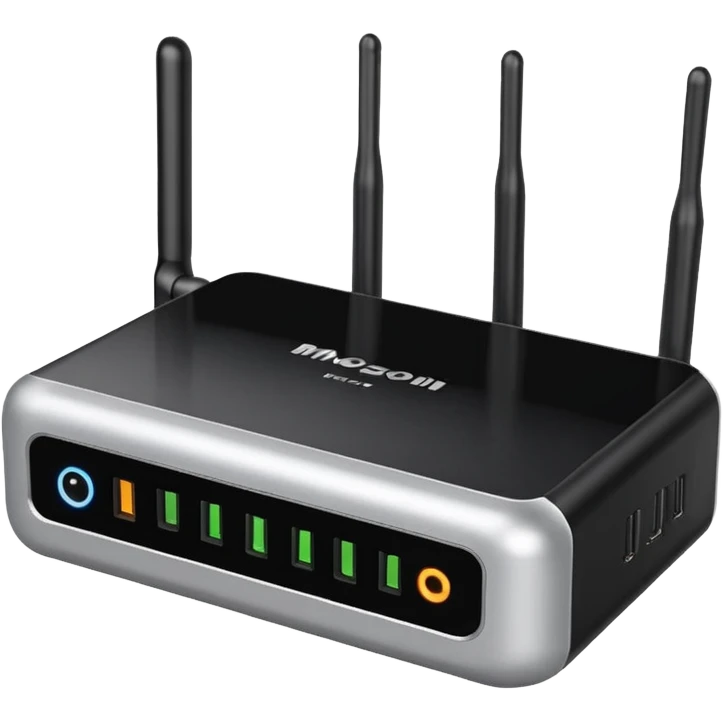 Mini modem router distrubitor emoji