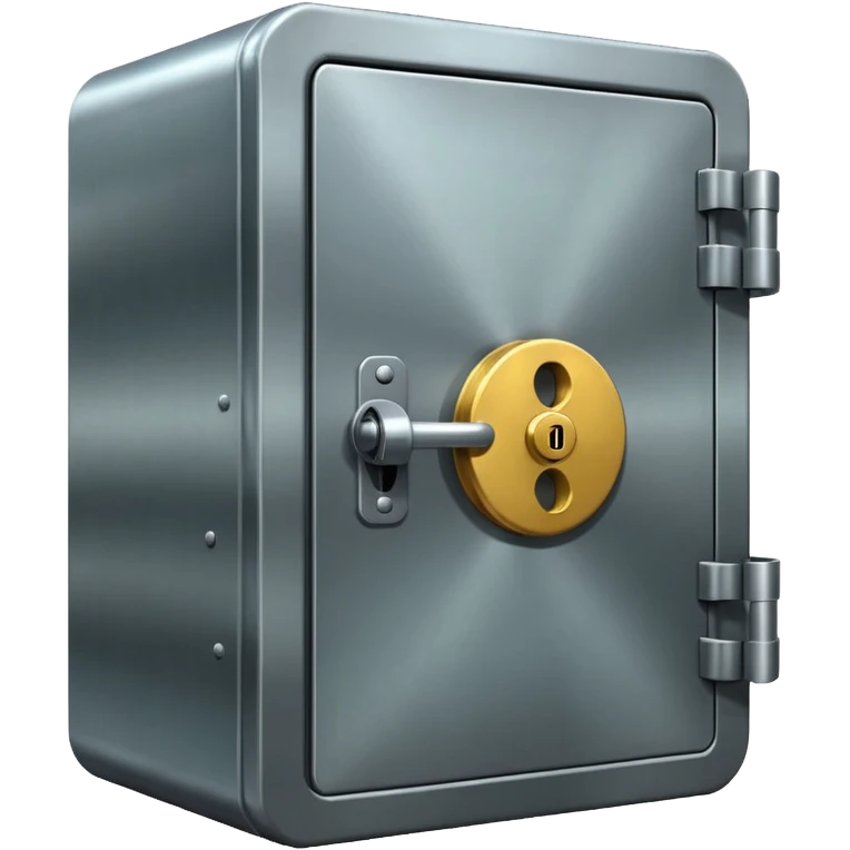 Locked bank vault emoji