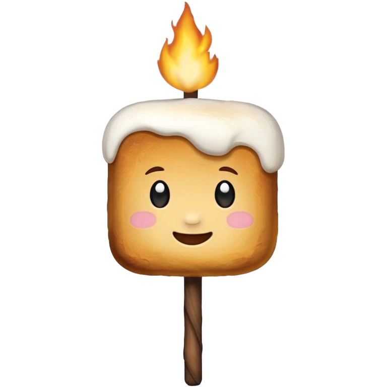 Roasted marshmallow emoji