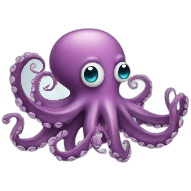 a busy octopus emoji