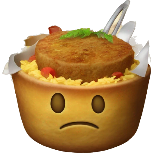 mofongo with steak emoji
