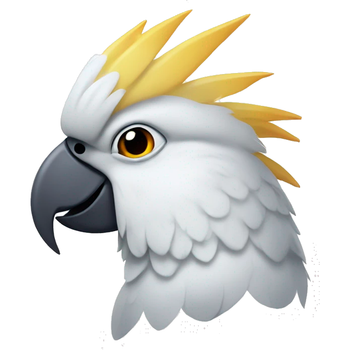 Cockatoo head emoji