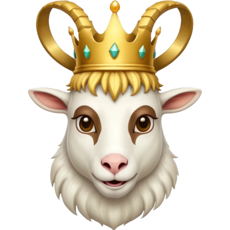 King goat emoji