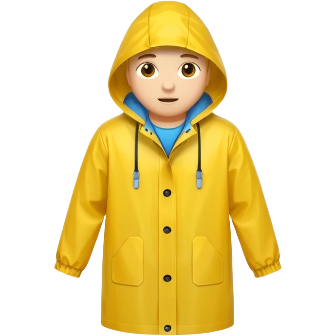 yellow raincoat for women (just the jacket without a woman in it) emoji